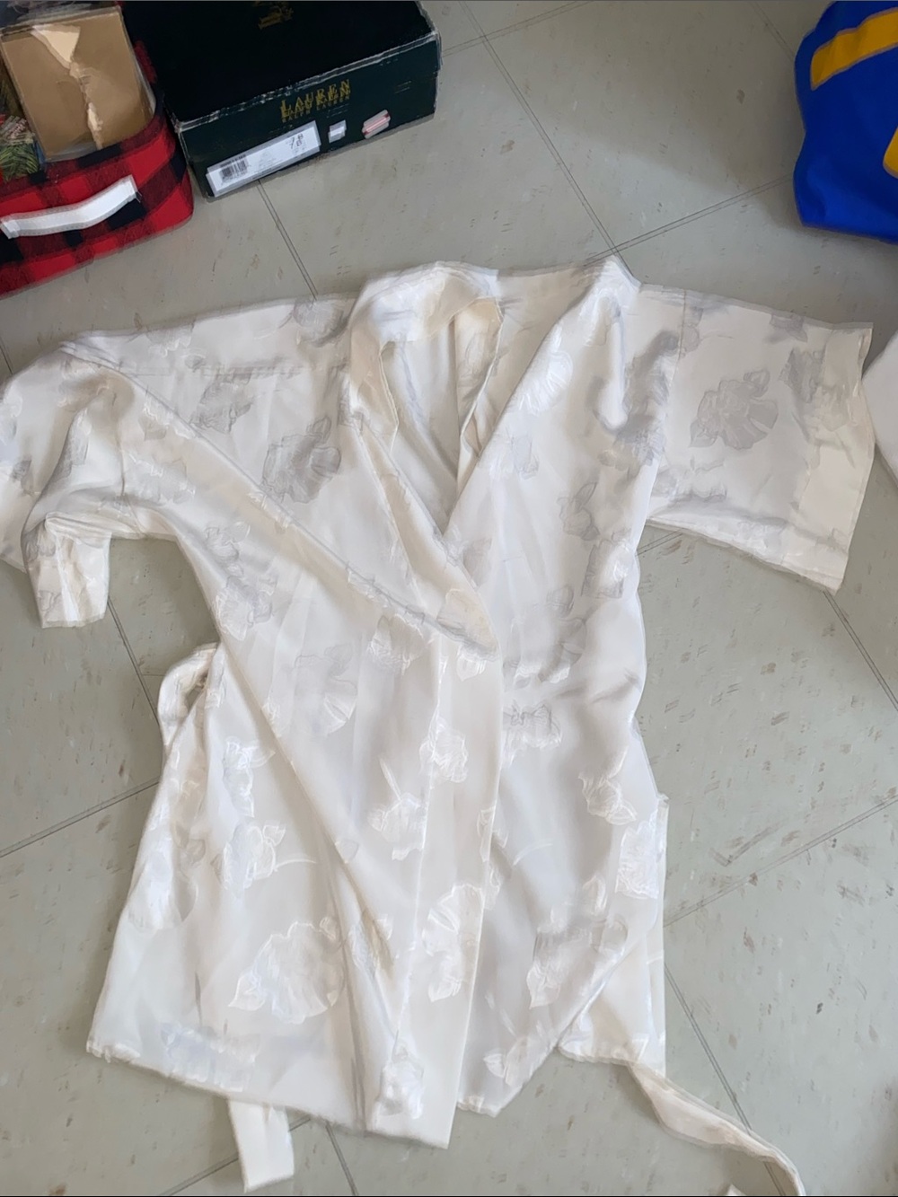VINTAGE SHORTIE ROBE PJ SHORTS SMALL